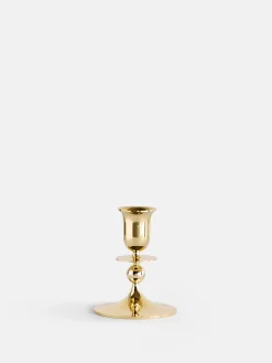 Totem Candle Holder - Brass