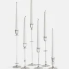 Totem Candle Holder – Silver