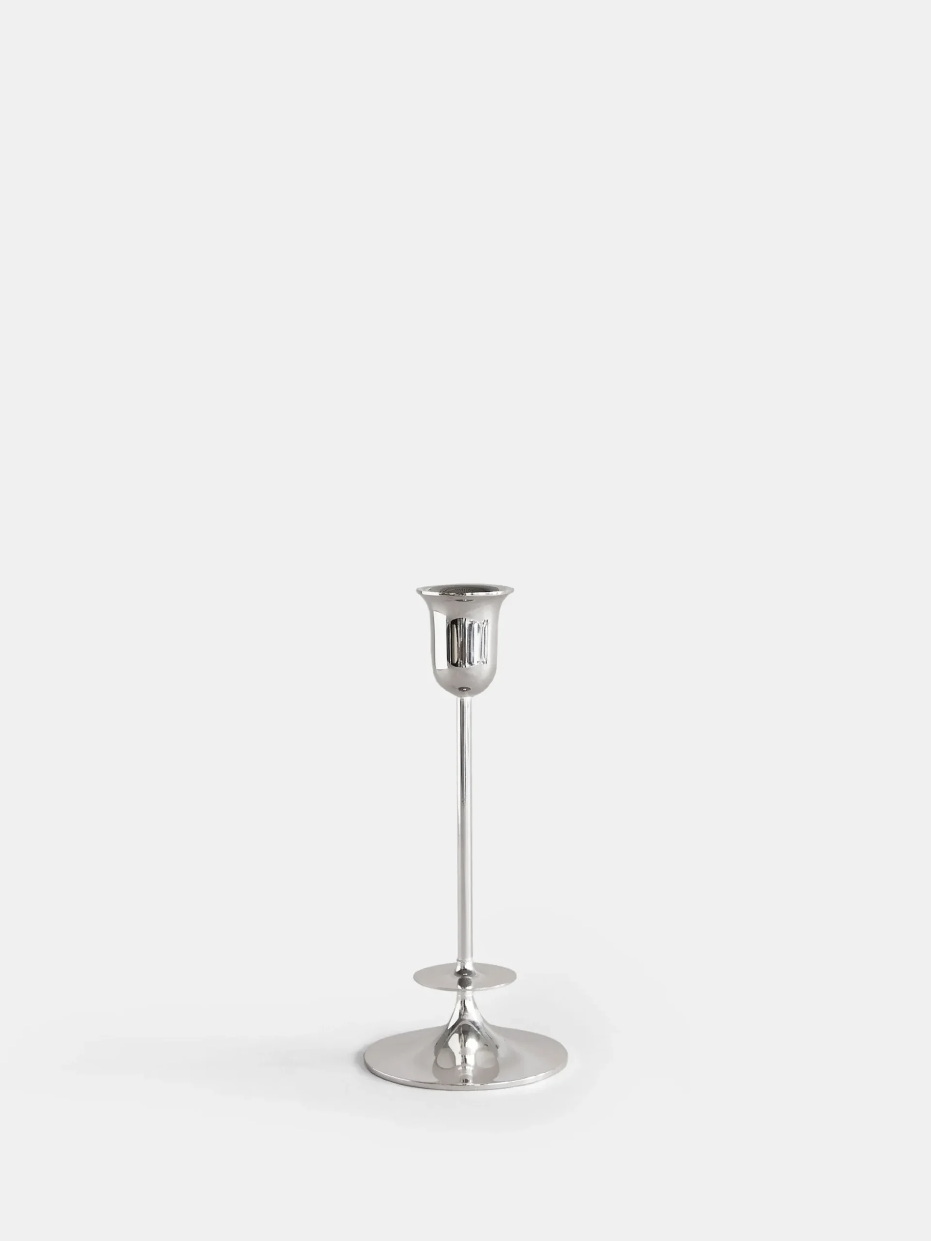 Totem Candle Holder – Silver