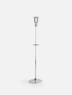 Totem Candle Holder – Silver