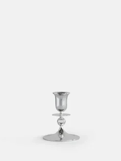 Totem Candle Holder – Silver