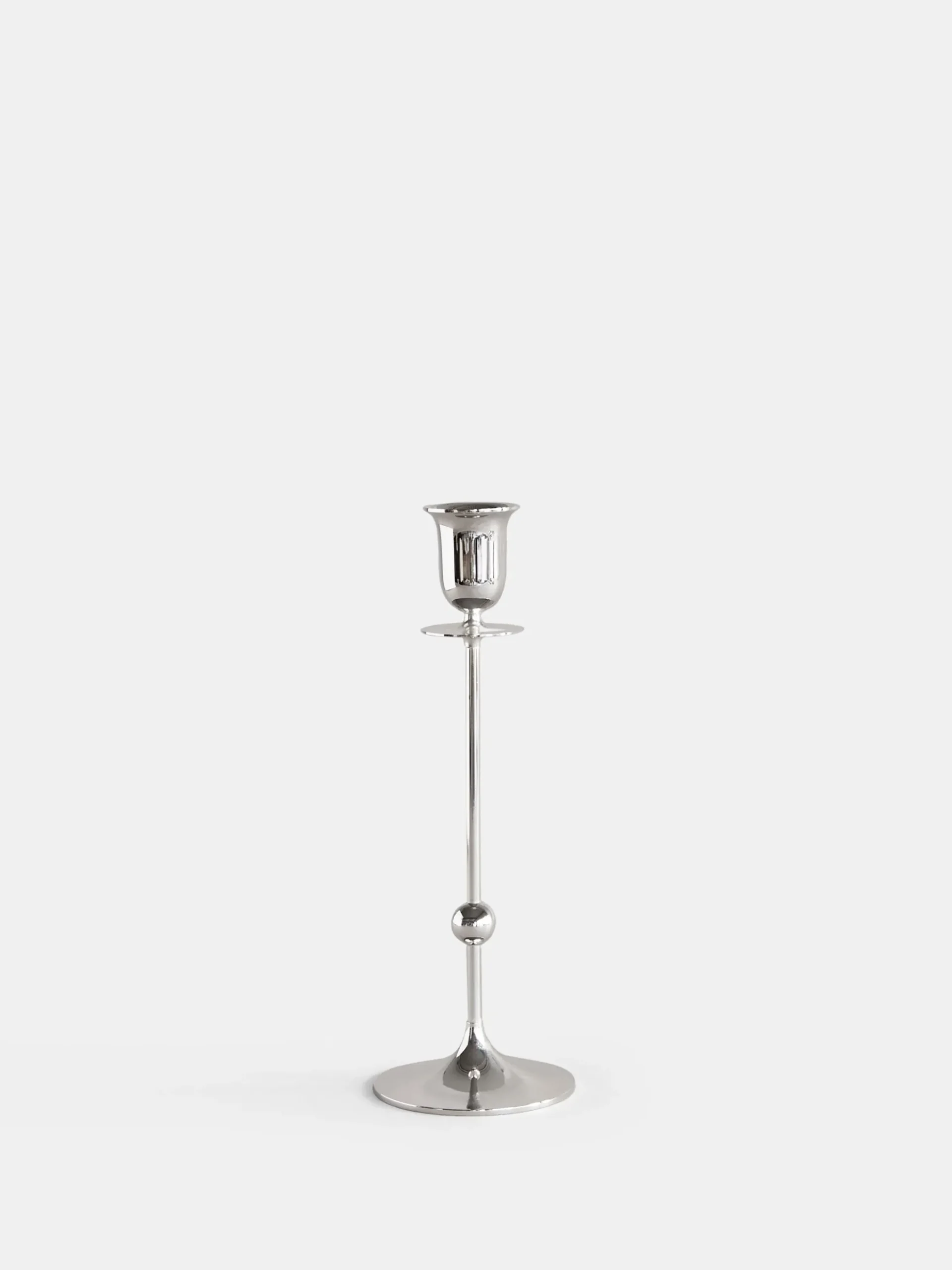 Totem Candle Holder – Silver