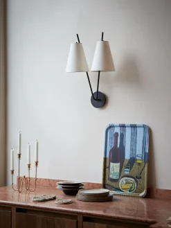 Totem Crown Candle Holder – Brass