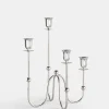 Totem Crown Candle Holder – Silver