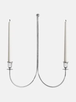Totem Twin Sconce - Silver