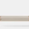 Turn Daybed - Boucle Off White - Cashmere Frame - Natural Straps