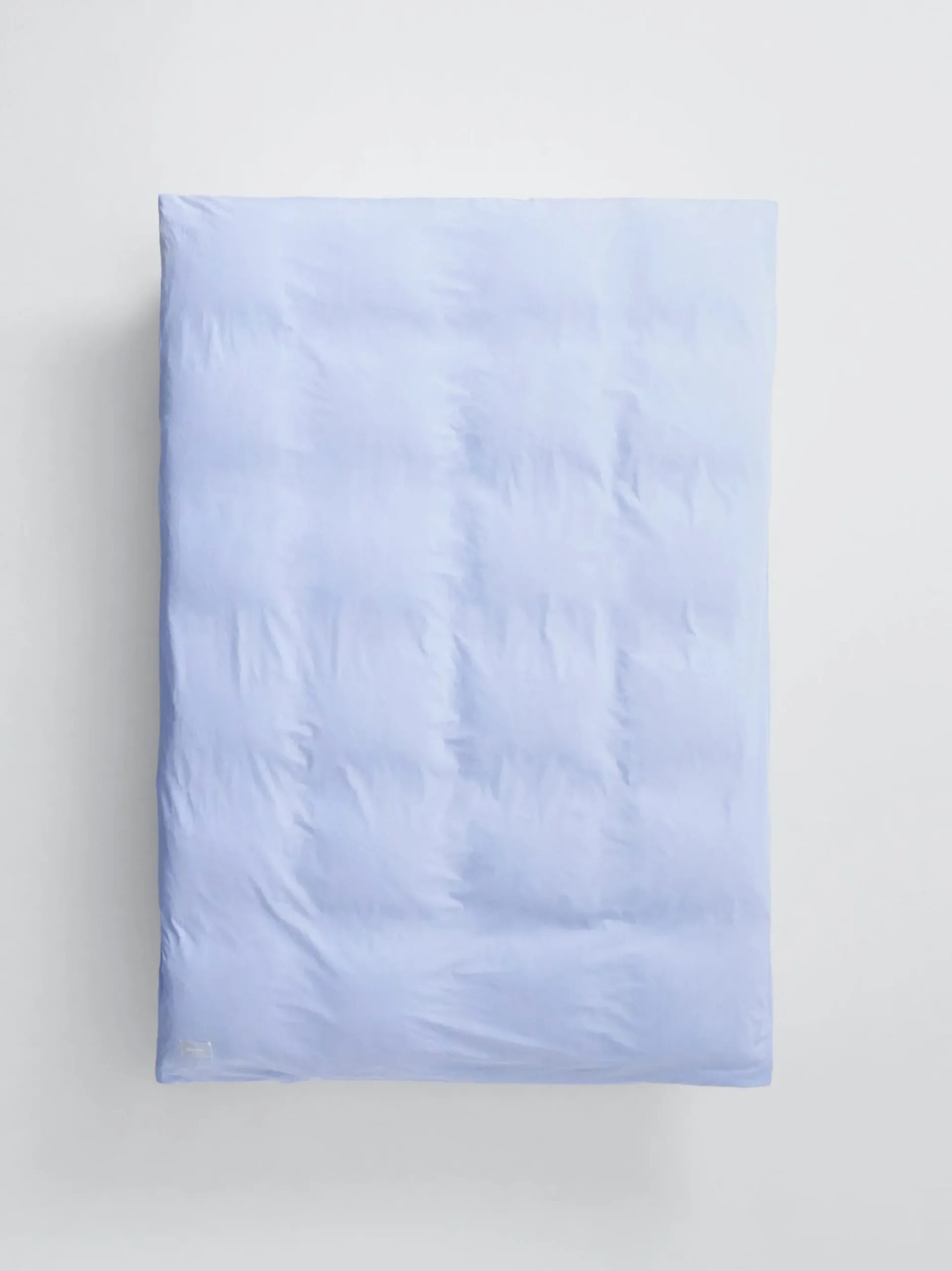 Wall Street Duvet Cover Poplin - Light Blue Mini Stripes