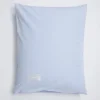 Wall Street Pillow Case Poplin - Light Blue Mini Stripes