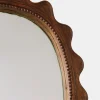 Wooden Ripple Mirror